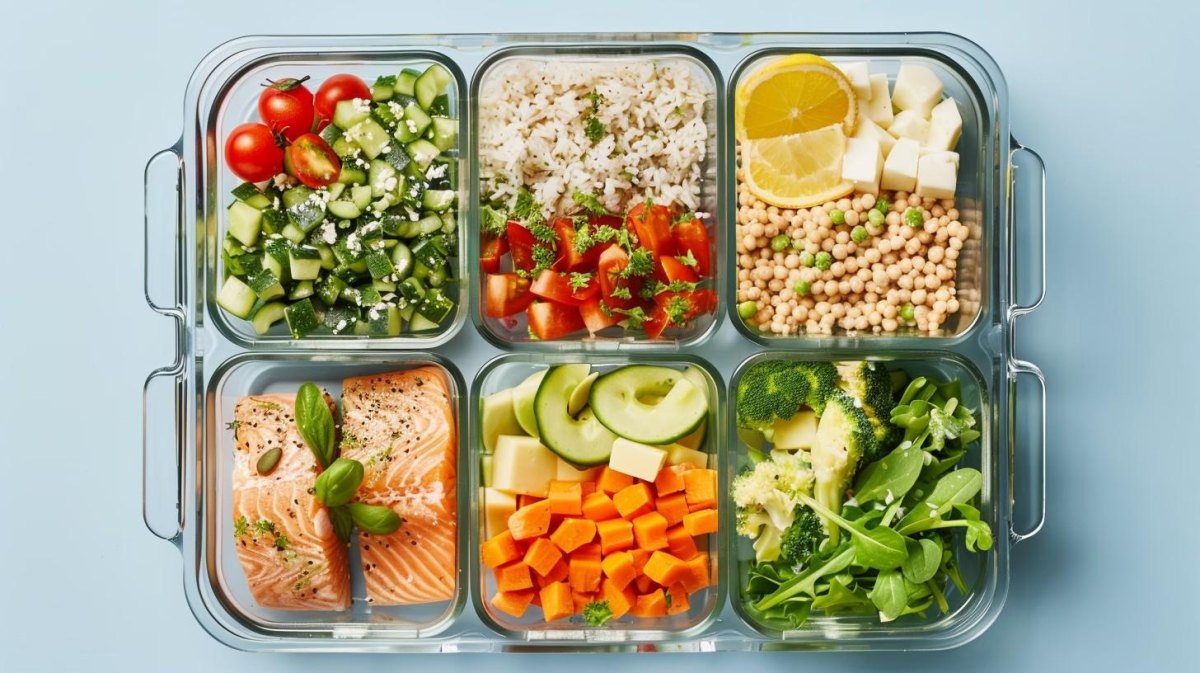 Ausgewogene Meal Prep Box