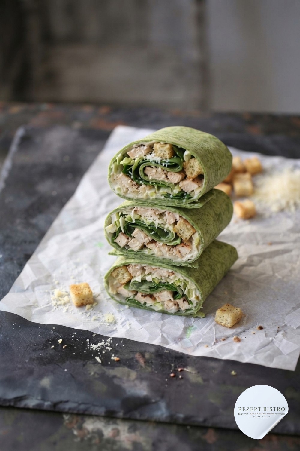 Chicken Caesar Wrap - Mein Feierabend - Liebling Zum