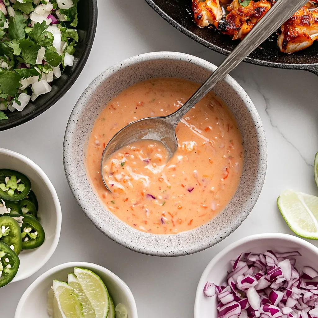 Cremige Taco Sauce mit Quark