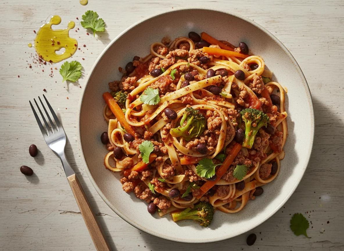 Proteinreiche Taco Pasta Nährwerte
