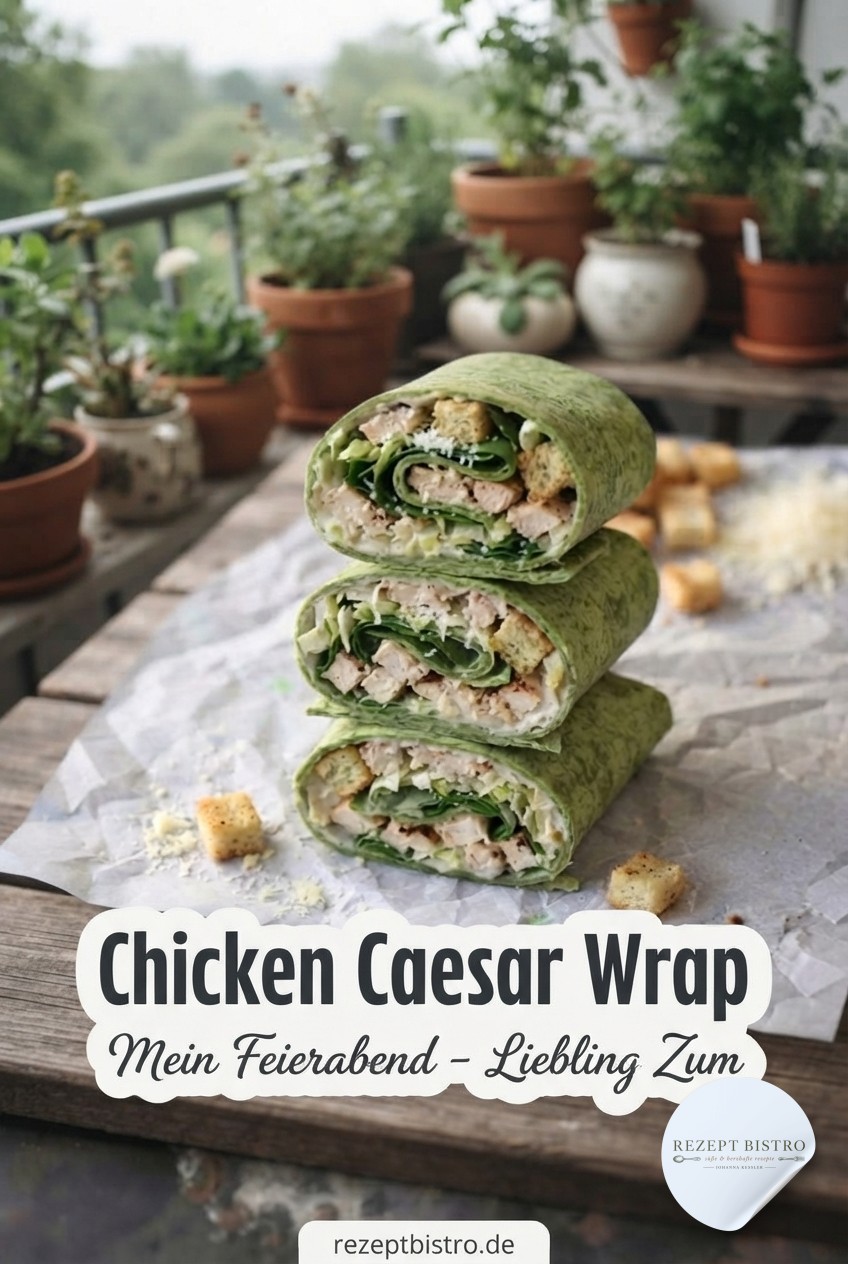 Chicken Caesar Wrap - Mein Feierabend - Liebling Zum