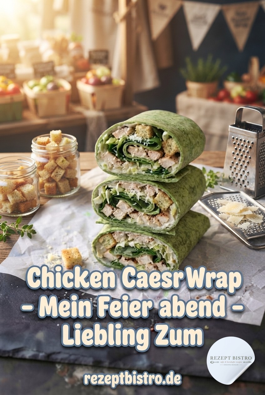 Chicken Caesar Wrap - Mein Feierabend - Liebling Zum