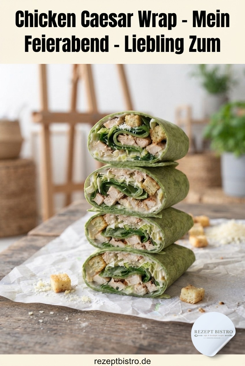 Chicken Caesar Wrap - Mein Feierabend - Liebling Zum