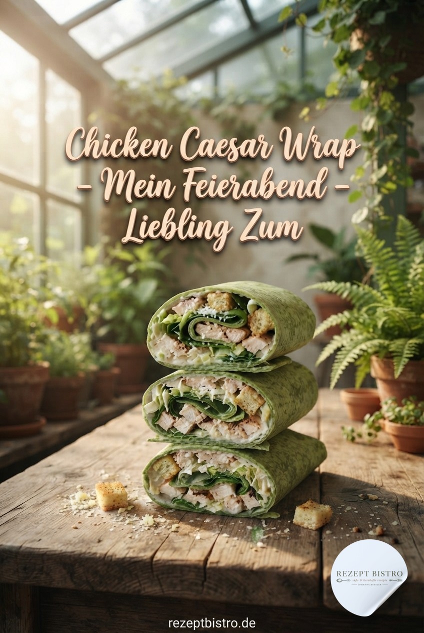 Chicken Caesar Wrap - Mein Feierabend - Liebling Zum