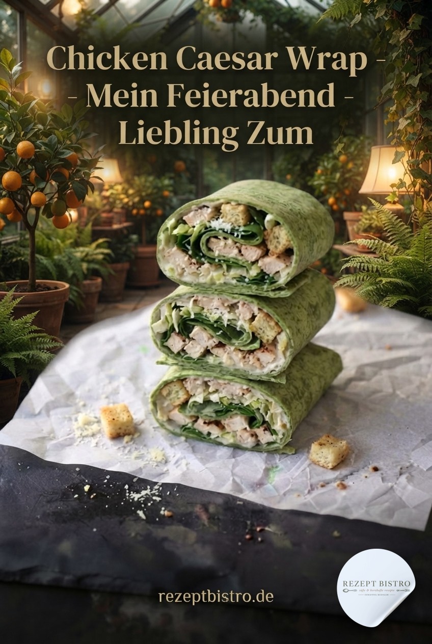 Chicken Caesar Wrap - Mein Feierabend - Liebling Zum