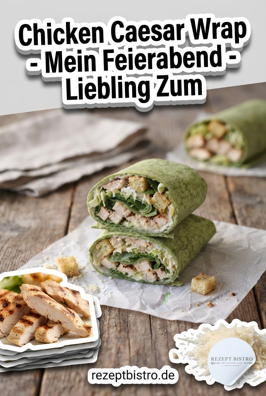 Chicken Caesar Wrap - Mein Feierabend - Liebling Zum