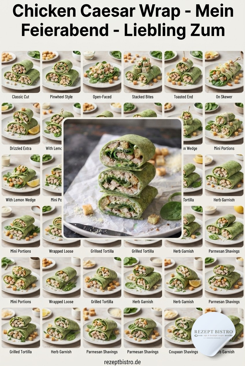 Chicken Caesar Wrap - Mein Feierabend - Liebling Zum