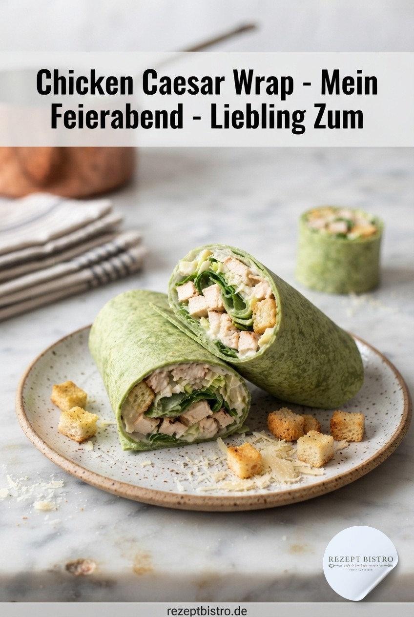 Chicken Caesar Wrap - Mein Feierabend - Liebling Zum