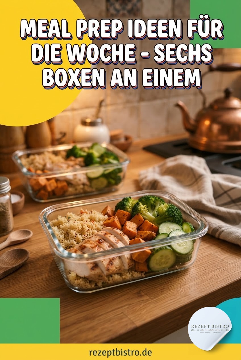 Meal Prep Ideen Für Die Woche - Sechs Boxen An Einem