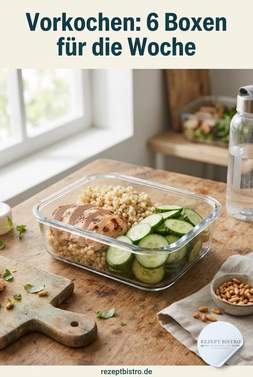 Vorkochen: 6 Boxen für die Woche