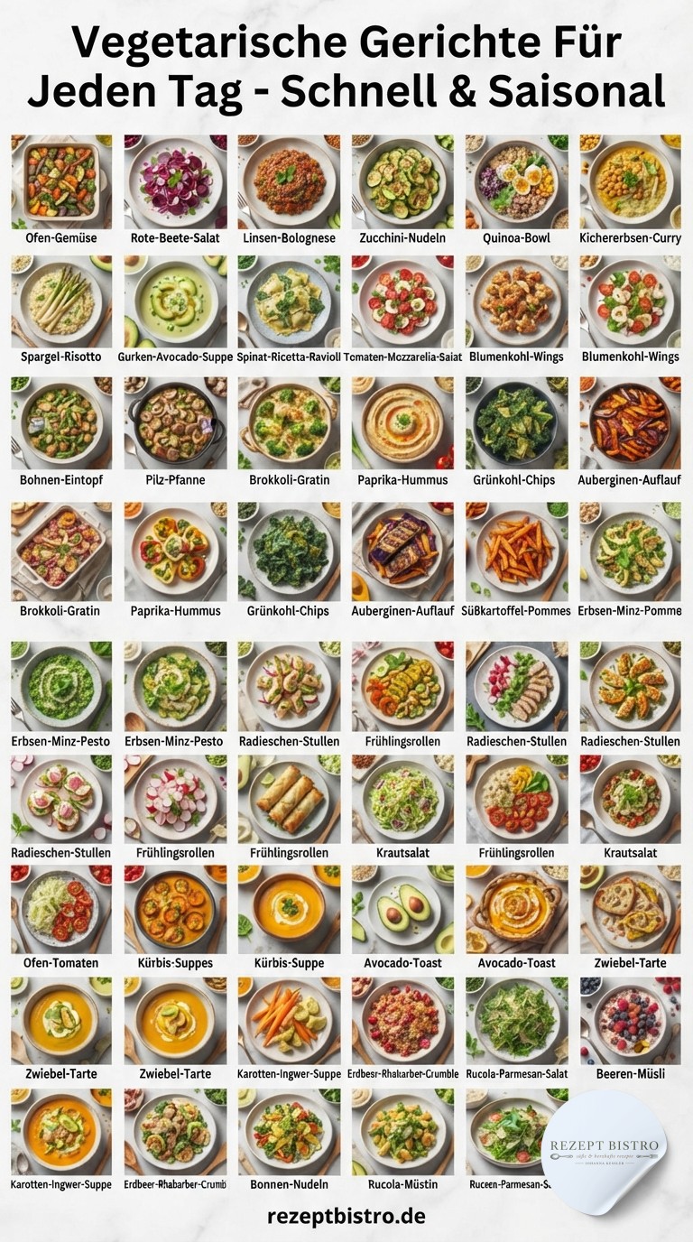 Vegetarische Gerichte Für Jeden Tag - Schnell & Saisonal