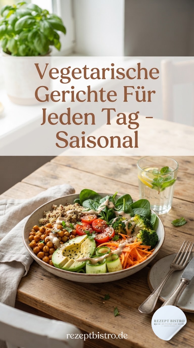 Vegetarische Gerichte Für Jeden Tag - Schnell & Saisonal