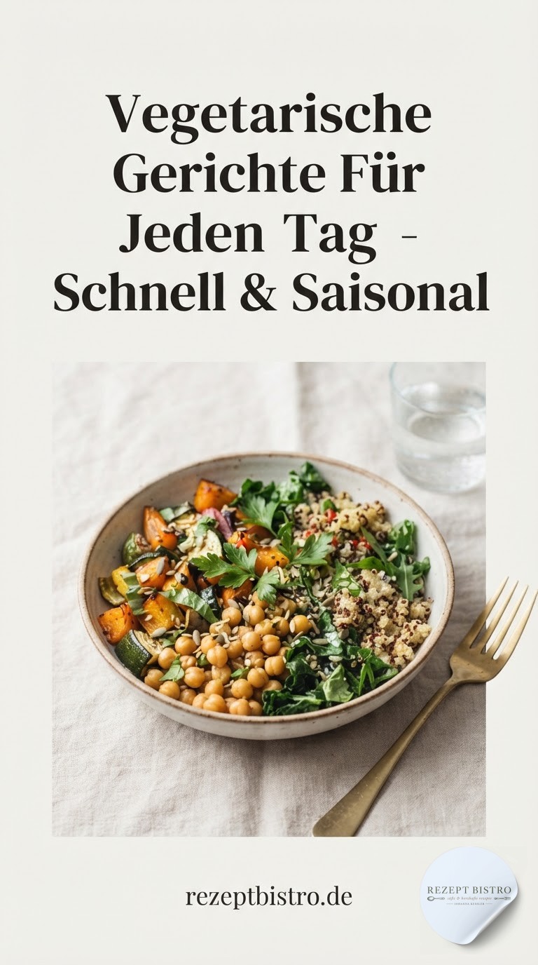 Vegetarische Gerichte Für Jeden Tag - Schnell & Saisonal