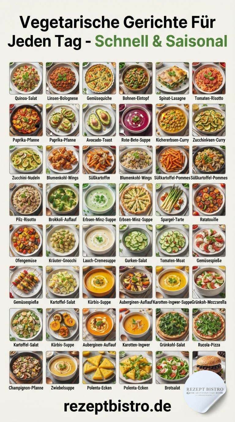 Vegetarische Gerichte Für Jeden Tag - Schnell & Saisonal