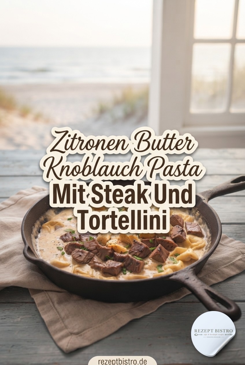 Zitronen Butter Knoblauch Pasta Mit Steak Und Tortellini