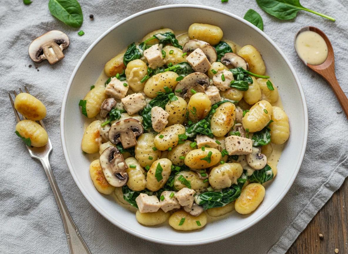 Gnocchi mit zusätzlichen Zutaten