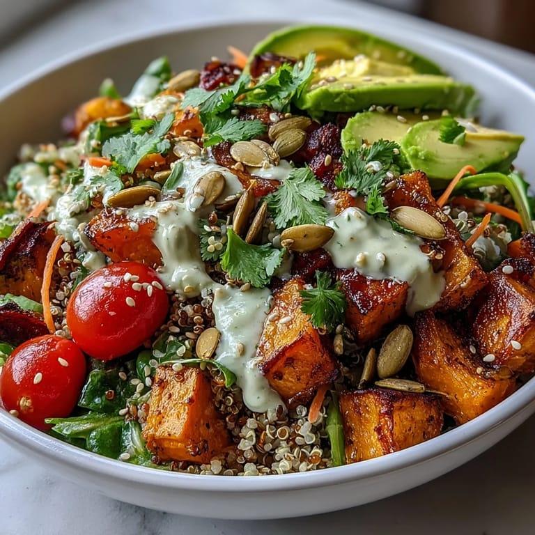 Quinoa Reis und Süßkartoffel Beilagen