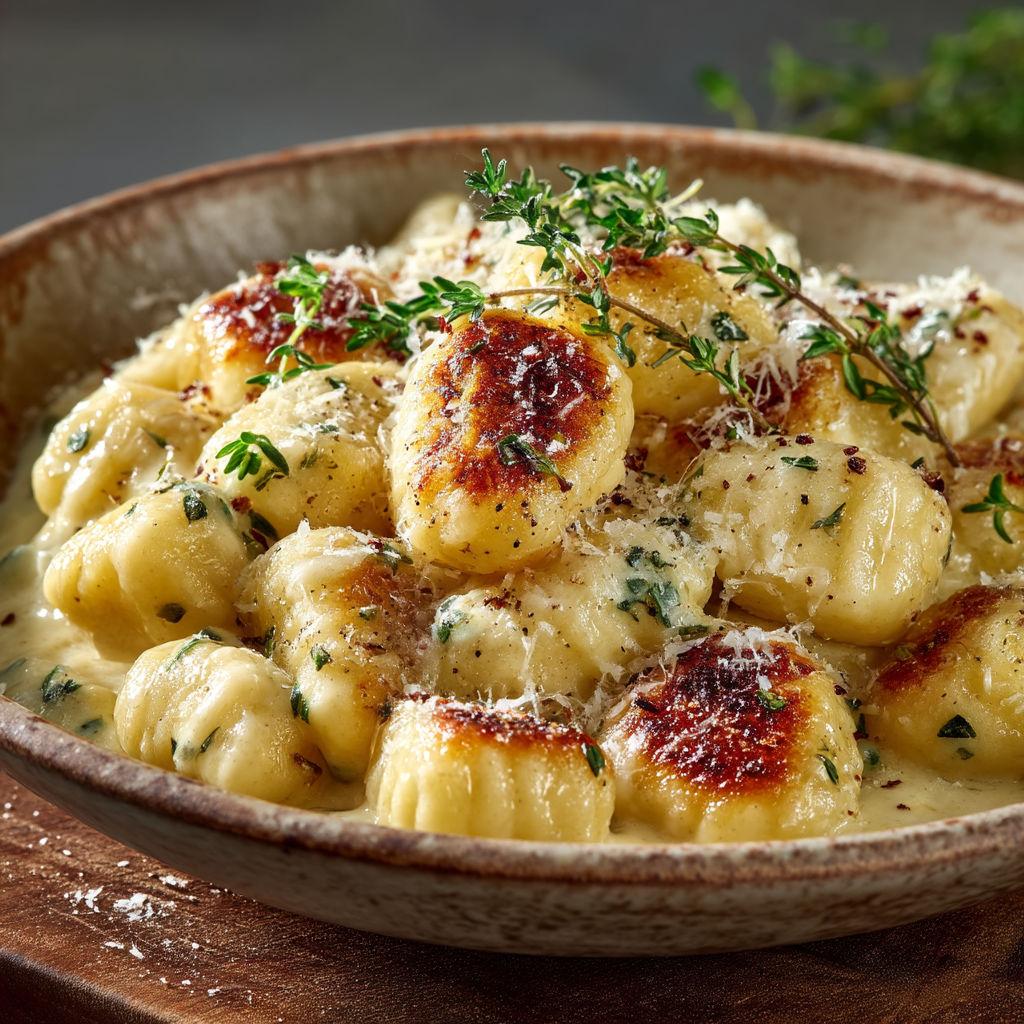 Gnocchi mit Parmesan und Kräutern