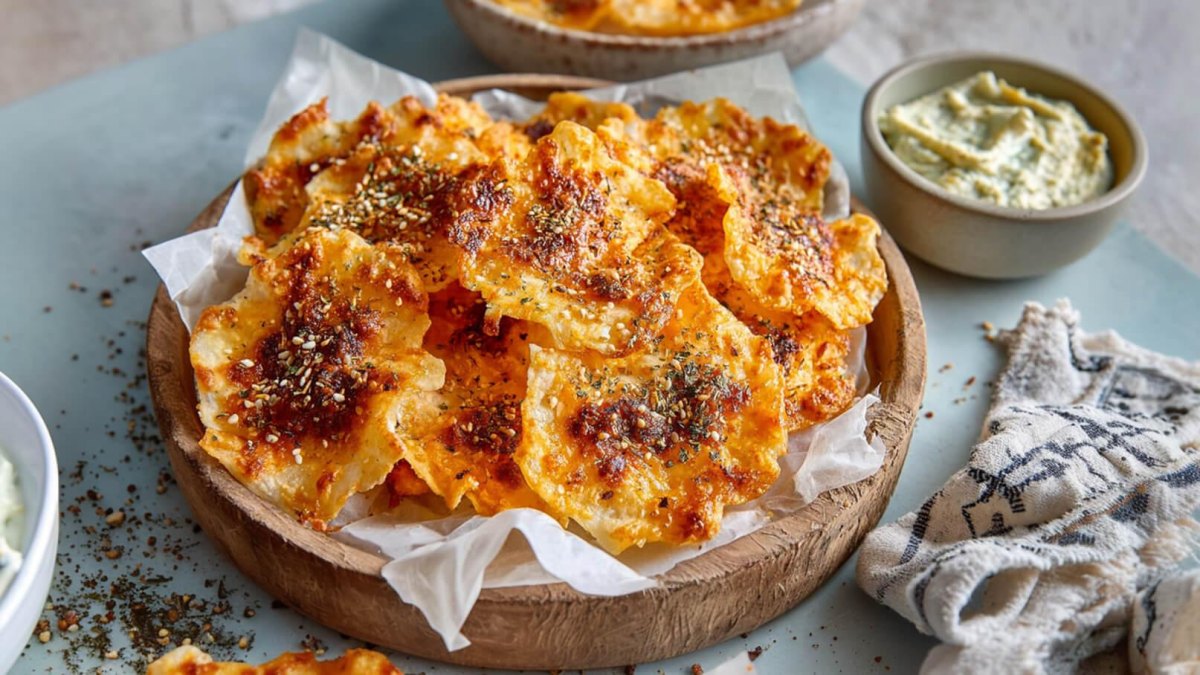 Gewürzte Cottage Cheese Chips Varianten