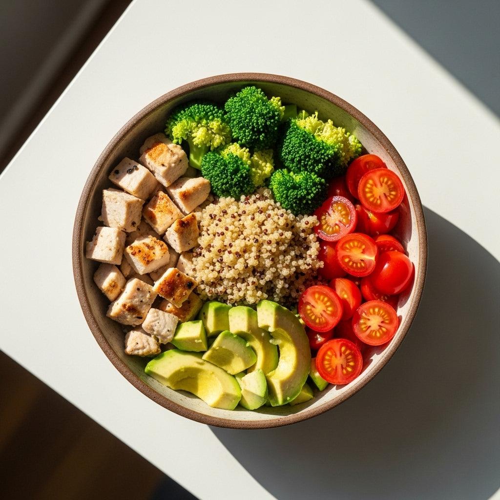 High Protein Bowl Rezept für Zuhause einfach zubereiten